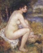 Pierre Renoir Female Nude in a Landscape oil painting